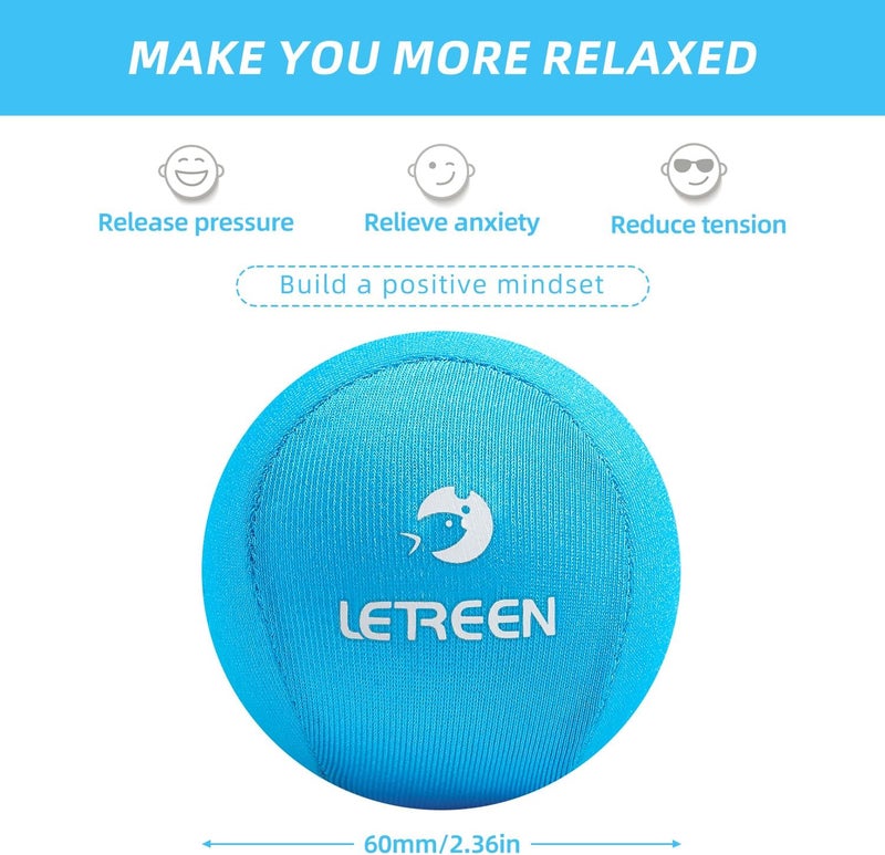 LETREEN Stress Ball, Tri-Density Stress Balls for Adults & Grip Strengthening, Squeeze Balls for Hand Therapy, Squishy Stress Ball, Hand Strengthener Ball, Hand Balls for Therapy - Image 3